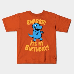 Boys Birthday Dinosaur Kids T-Shirt